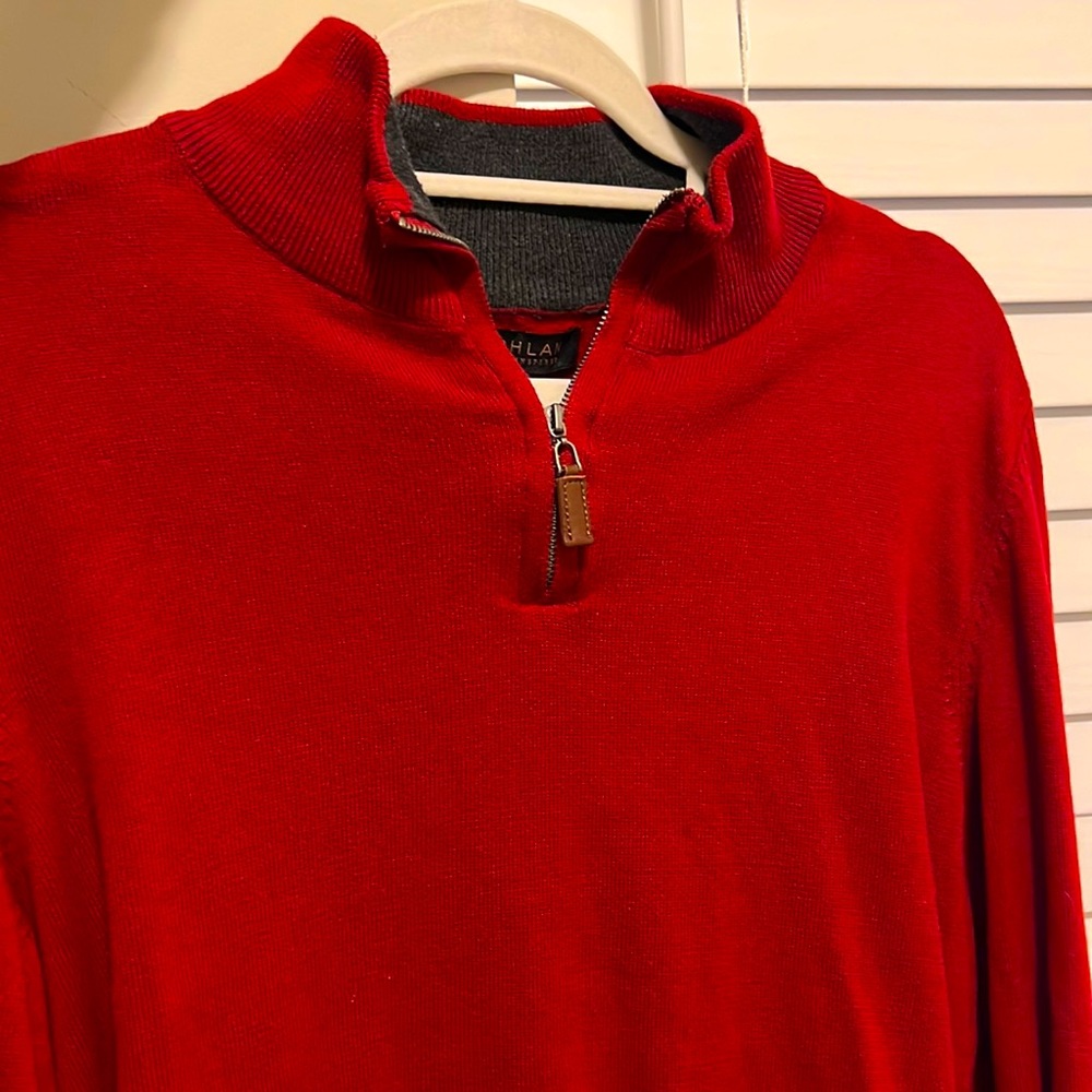 LACHLAN- Mens Medium Red Jacket long sleeve
